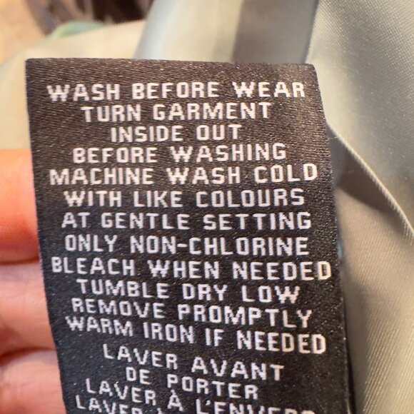 7 For All Mankind Cargo Pants Green Linen Blend Wide Leg High Rise Women’s M NWT - Picture 12 of 16